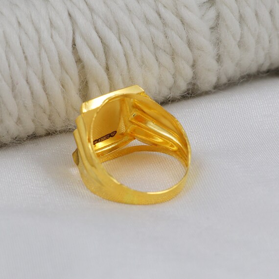 Fine Workmanship Turtle Designed Ring, 22k Fine Gold Ring