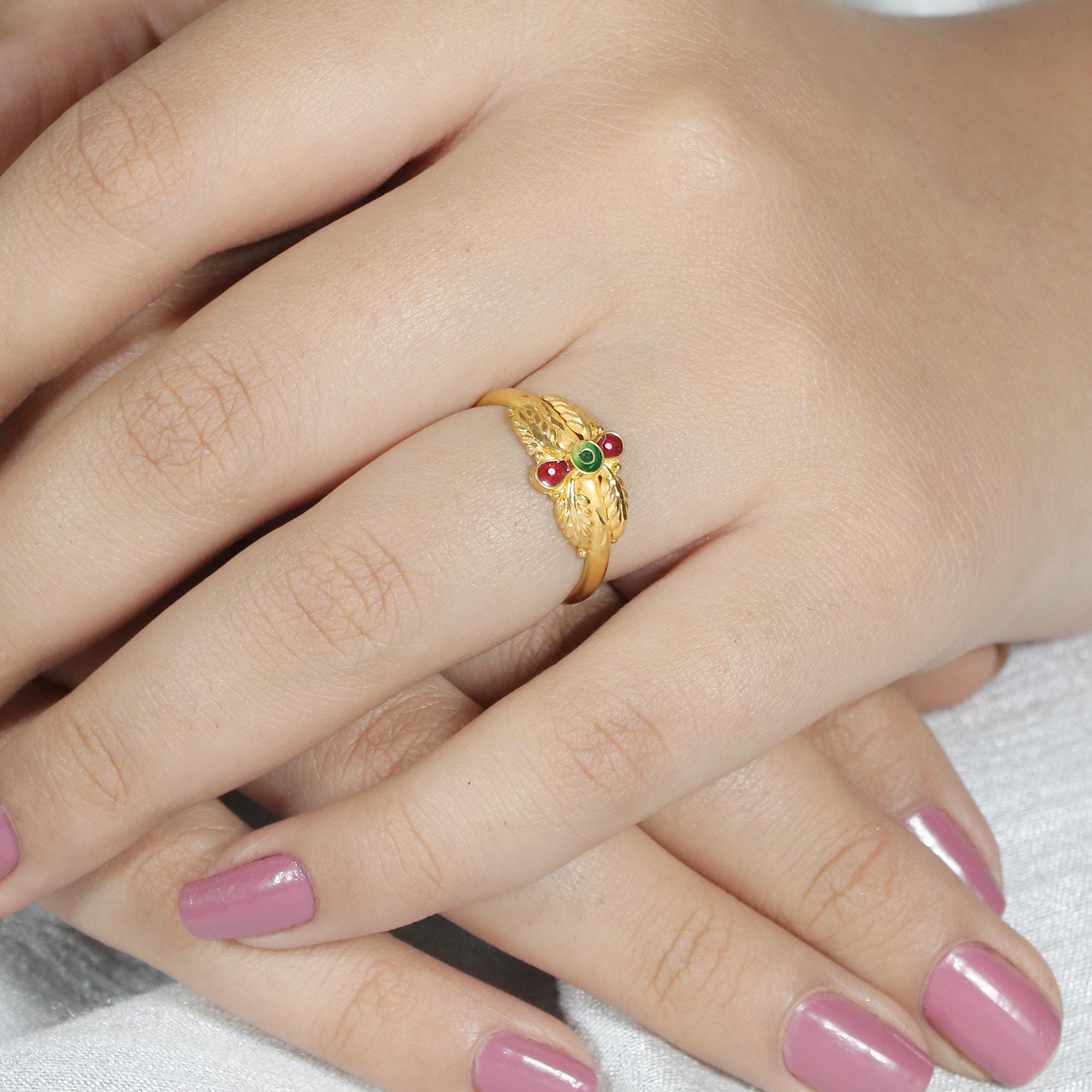 gold ring indology gold jewellery