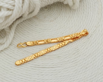 fine designed Men's Gold Bracelet, 22k fine gold handmade Men's jewelry, HH3370