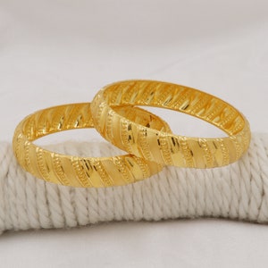 22kt 22k Gold Bangle Bracelet, Fine Gold Handmade Women Jewelry, Indian Jewellery, Gift, Real Gold, handcrafted Gold Cuff Bangle