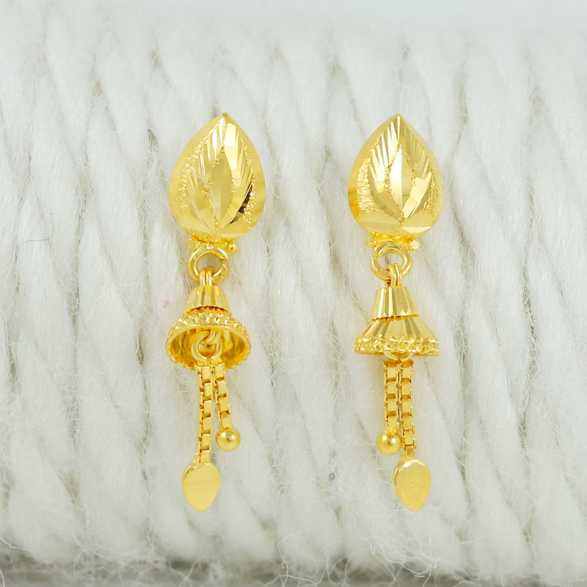 22k gold earrings for women discount