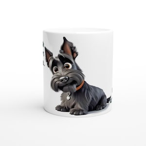 Scottish Terrier (Scottie) Funny Dog Gift Ceramic Mug/Coffee Cup