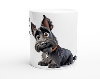 Scottish Terrier (Scottie) Funny Dog Gift Ceramic Mug/Coffee Cup