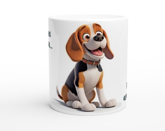 Beagle Funny Dog Gift Ceramic Mug/Coffee Cup
