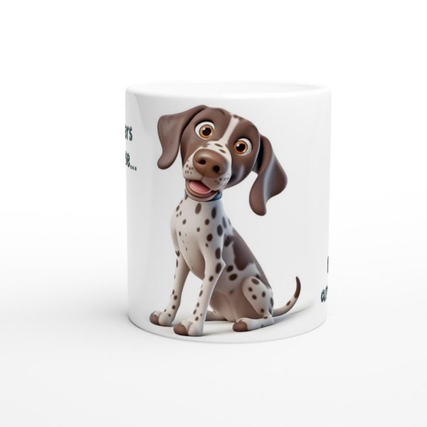 Pointer (German Shorthair) Funny Dog Gift Ceramic Mug/Coffee Cup
