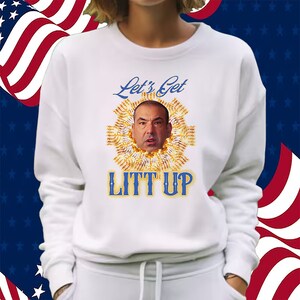 Louis Litt let's get litt up Christmas sweater, t-shirt, hoodie, long  sleeve tee