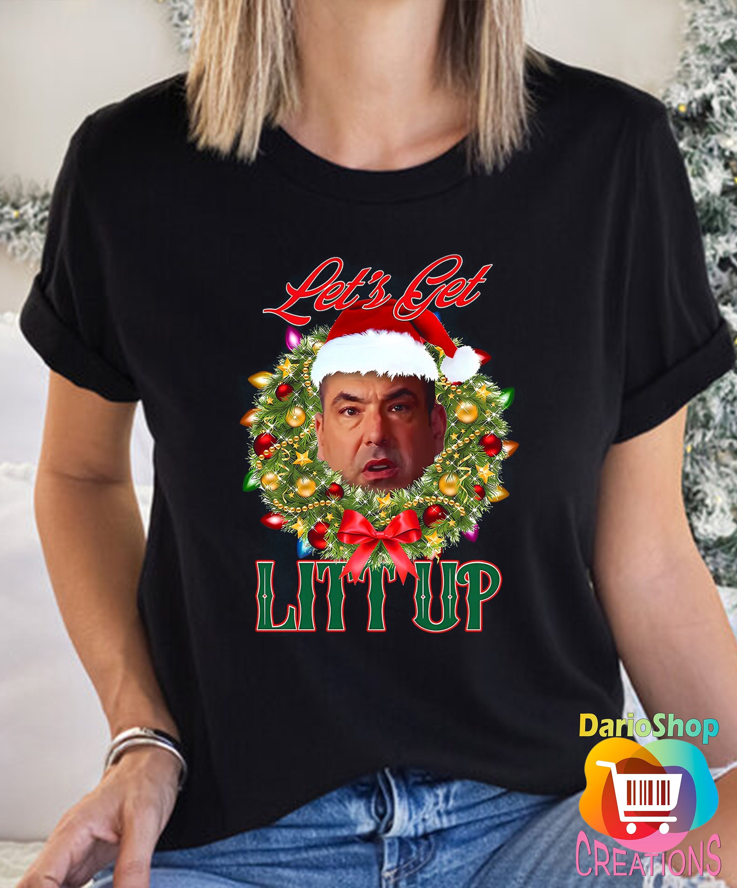 Louis Litt let's get Litt up Christmas shirt, hoodie, sweater, longsleeve  and V-neck T-shirt