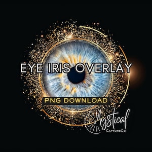 Einfügen zusammengesetzten JPG Oeil Iris Photographie écrin overlay