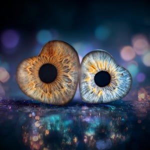 Superposición de iris para fotografía macro - Imagen PNG de doble fotograma (descarga digital)
