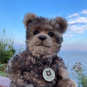 Chester - Teddy bear bear collectible toy author's handmade lux mohair single copy one of a kind OOAK