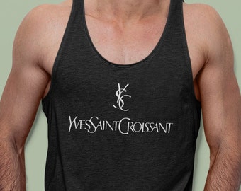 Yves Saint Croissant Nieuwigheid | Uniseks-tanktop