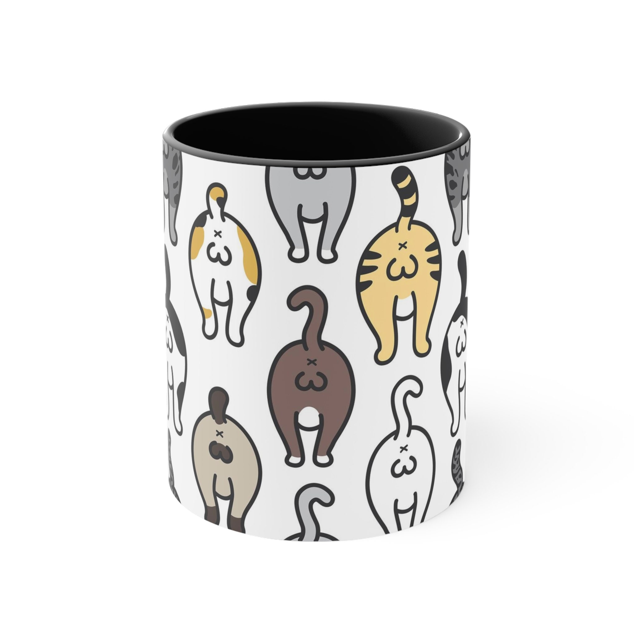 Bums and Tails: Feline Charm | Ceramic Mug