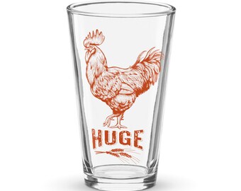 My, What a Big Rooster You Have | Shaker Pint Glass
