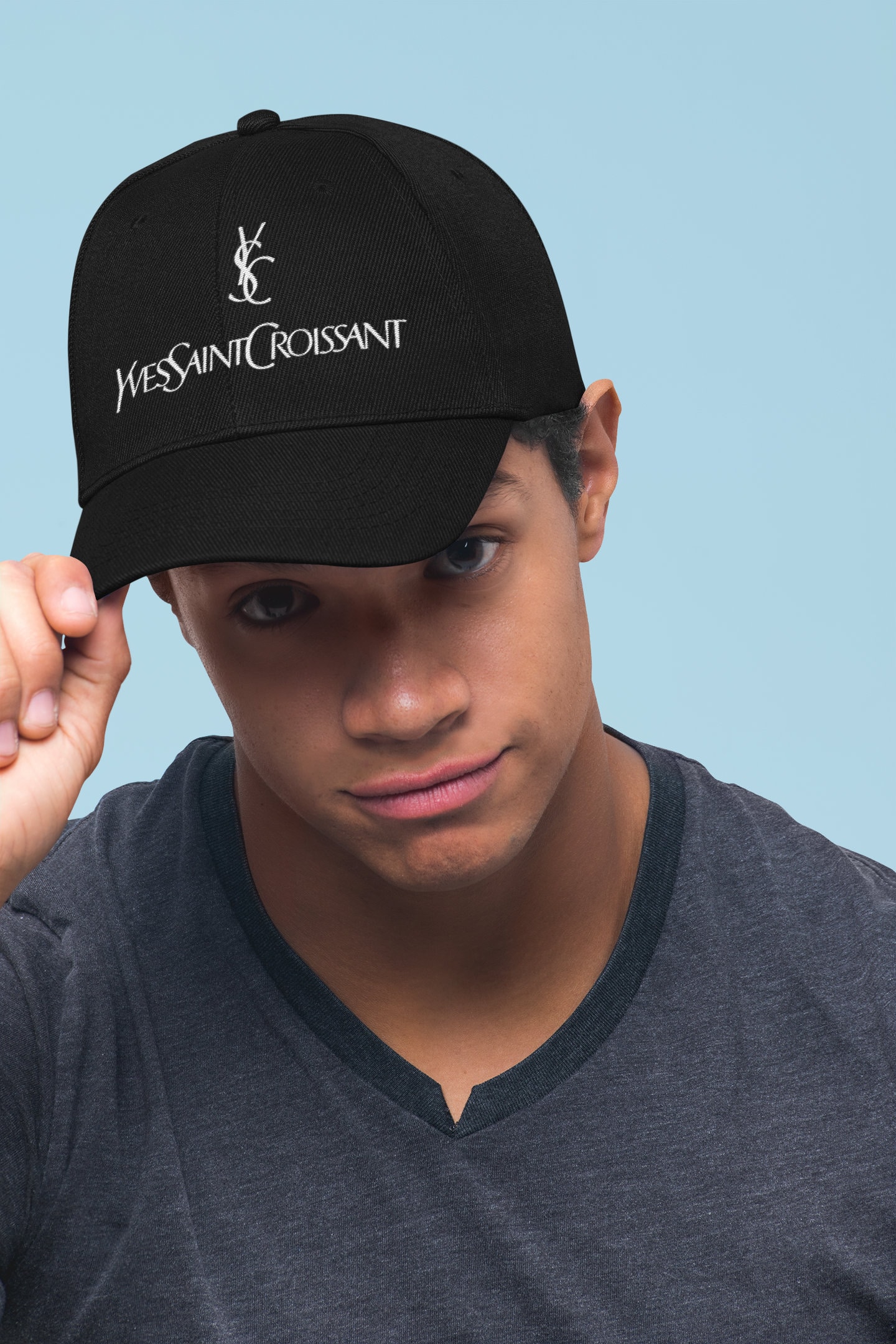 Yves Saint Croissant Novelty | Unisex Baseball Cap - Etsy