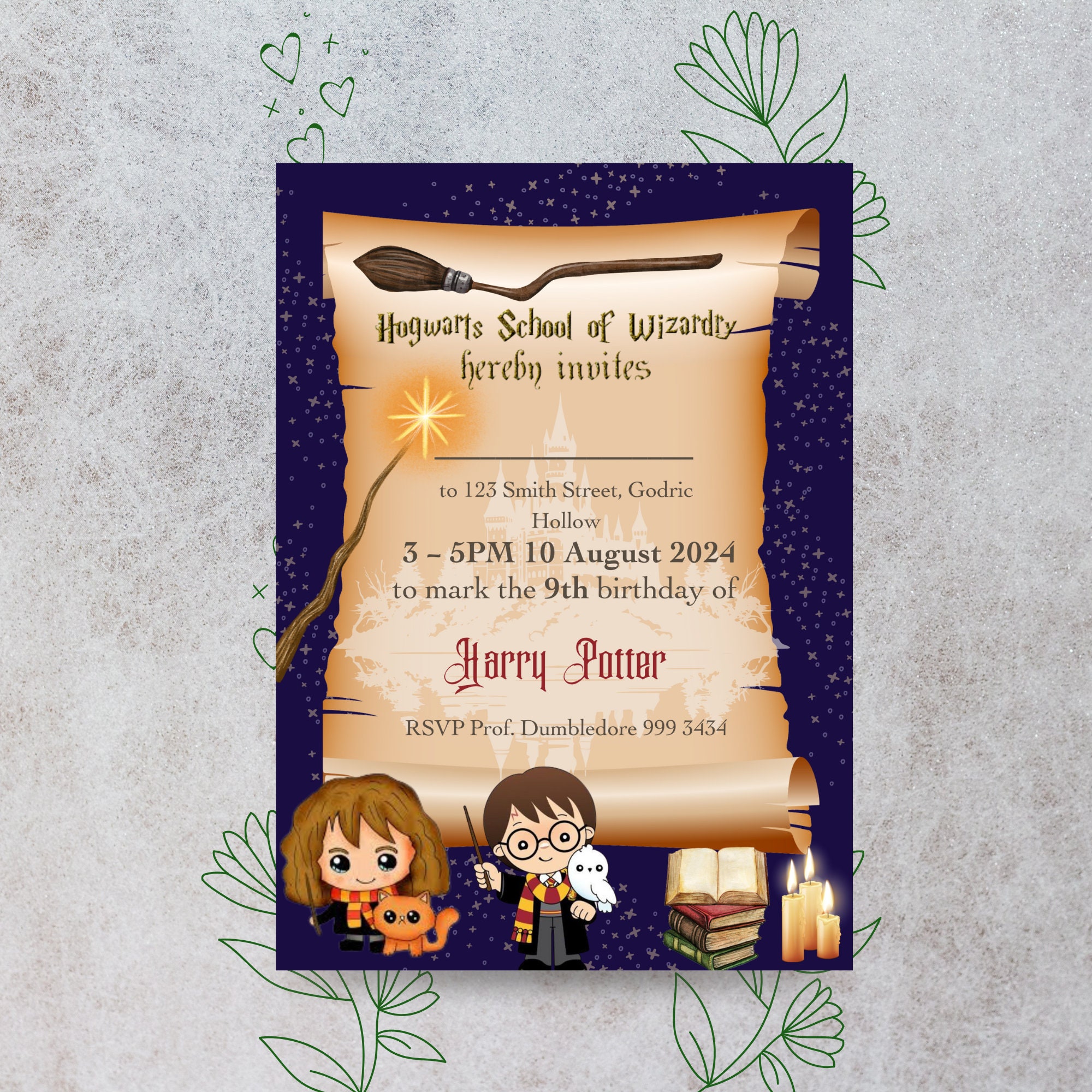 wizard-birthday-invitation-template-magic-kids-birthday-invitation-editable-invitation-hermione-invite-harry-potter-invite-etsy for Free Printable Editable Harry Potter Birthday Invitations Wizard Birthday Invitation Template, Magic Kids Birthday Invitation, Editable Invitation, Hermione Invite, Harry Potter Invite, - Etsy for Free Printable Editable Harry Potter Birthday Invitations