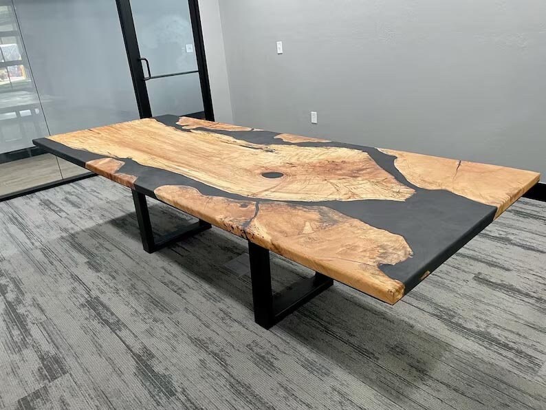 Epoxy Bar Counter Top Epoxy Dining Table Top Rectangle Etsy UK