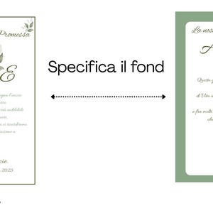 Segnaposto Promessa di Matrimonio