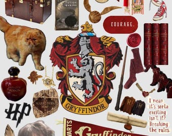 Harry Potter-huisstickers – Griffoendor, Zwadderich, Huffelpuf, Ravenklauw Vinylstickers voor laptops, waterflessen, notebooks en meer