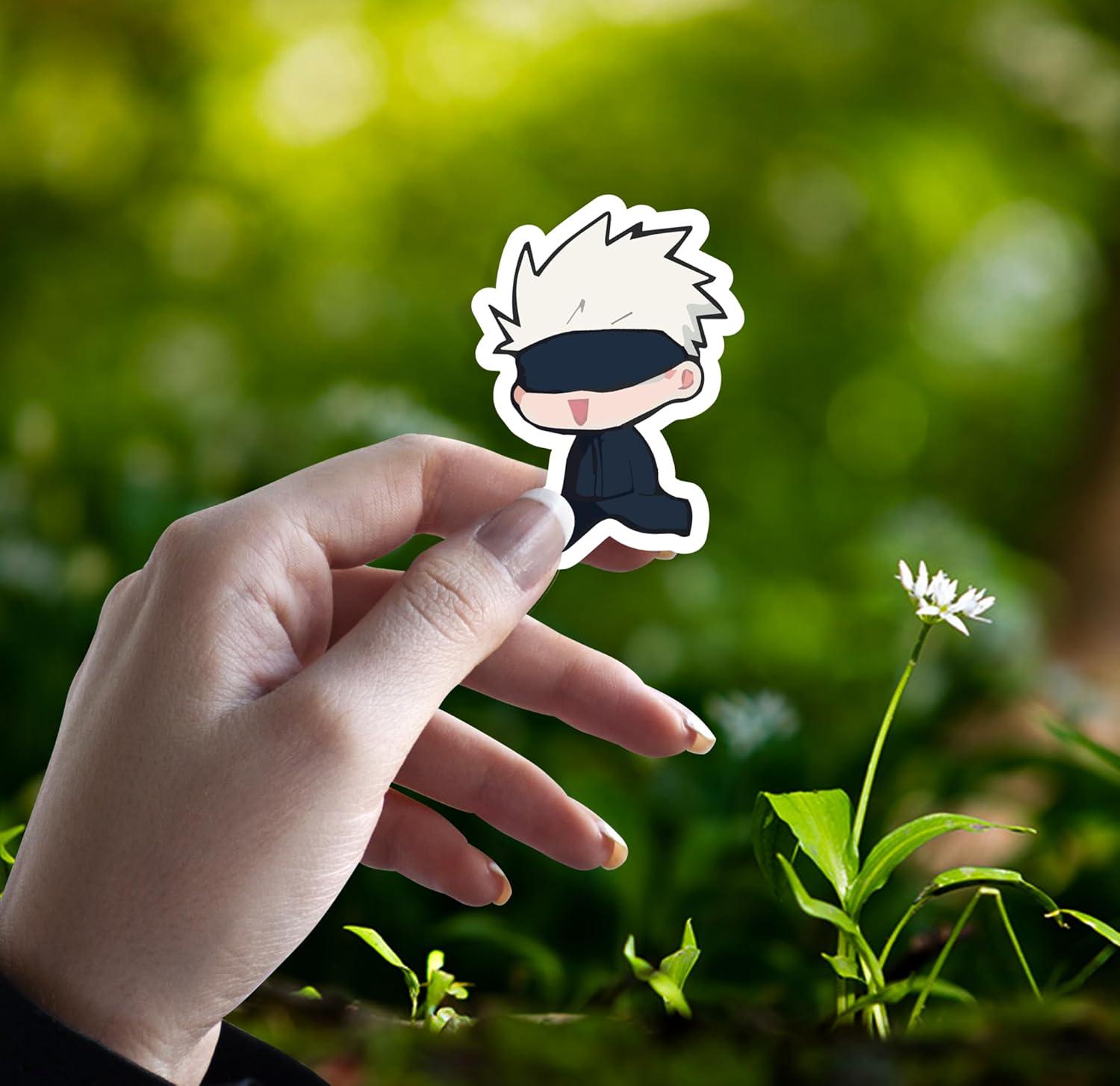 呪術アニメステッカー50枚 - ノートパソコン、日記、自転車、ギター