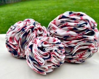 Baseball Fleece Snuffle Ball, Pet Enrichment Toy, Puzzle Toy for Pets