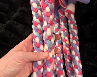 Bulk Set of 6 Tug Ropes * 15” Large *Color Customized * Breeder, Groomer, Party, Rescue, New Puppy Gifts