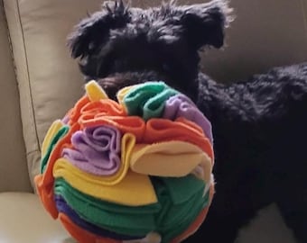 Snuffle Ball: Color Customizable Enrichment Toy for Pets