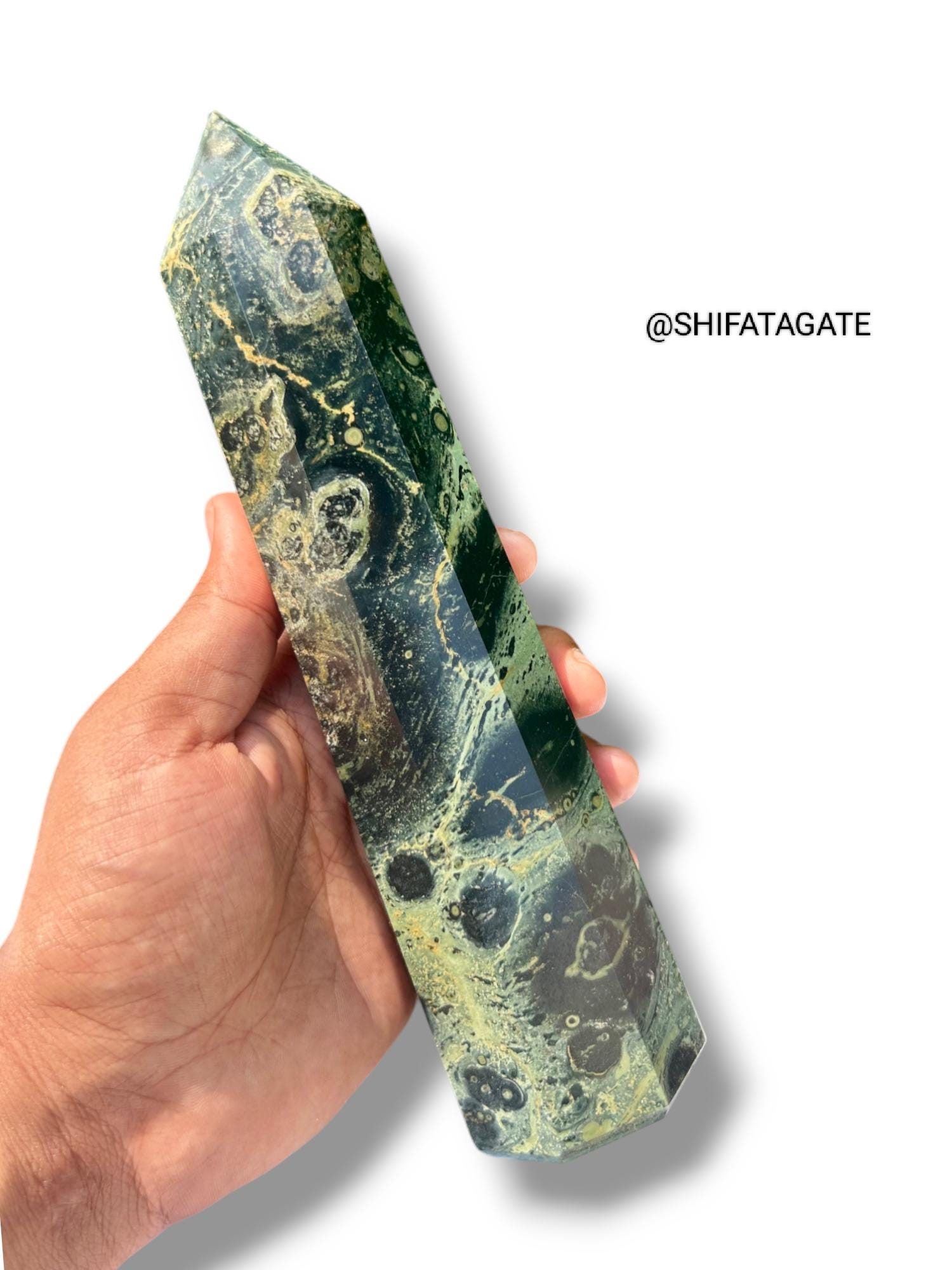 Natural Kambaba Jasper Obelisk: Healing Crystal Tower Decor - Etsy
