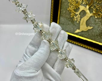 Clear Quartz Merkaba Star Wand – Crystal Healing Wand