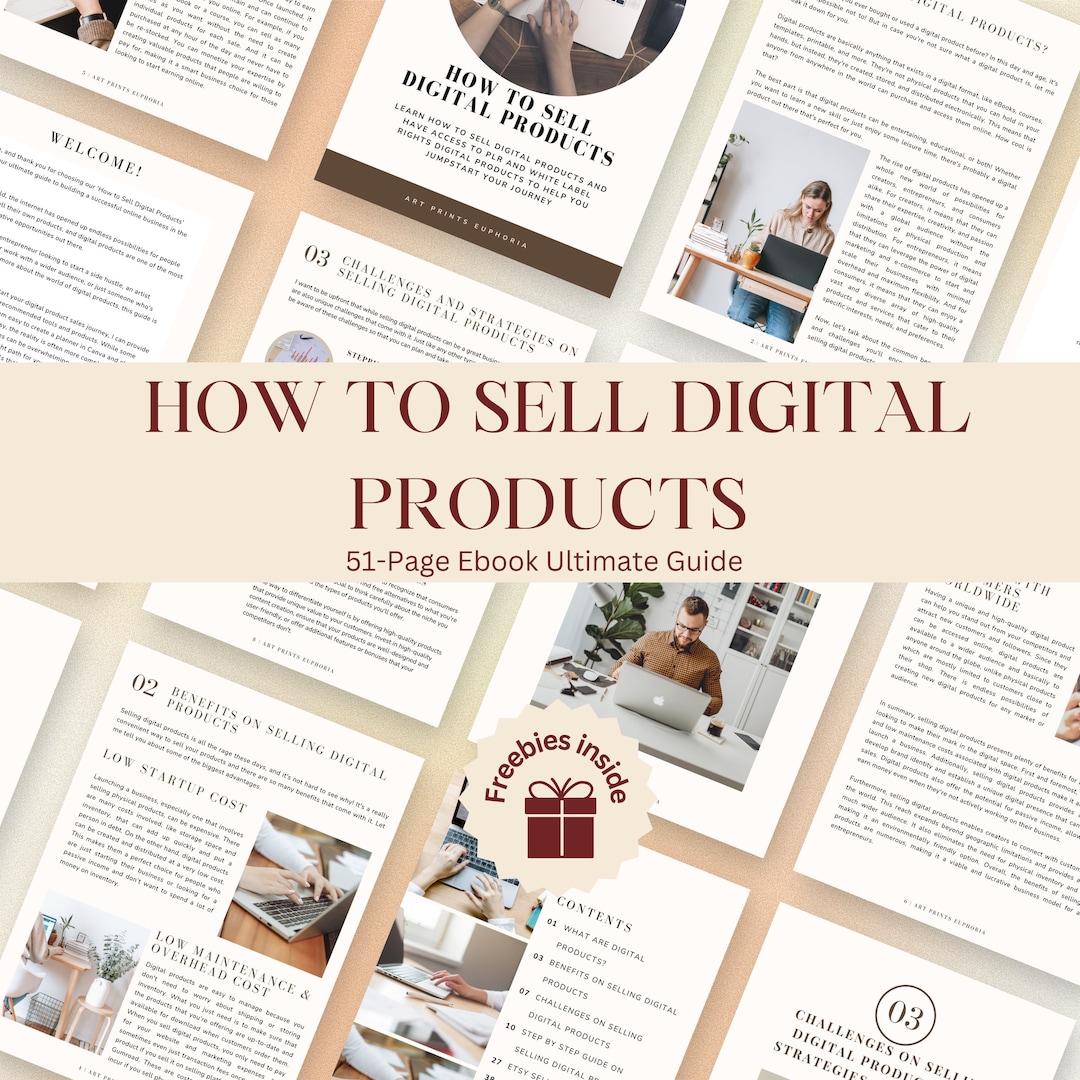 Ultimate Guide on How to Sell Digital Products Ebook, Beginner's Guide ...