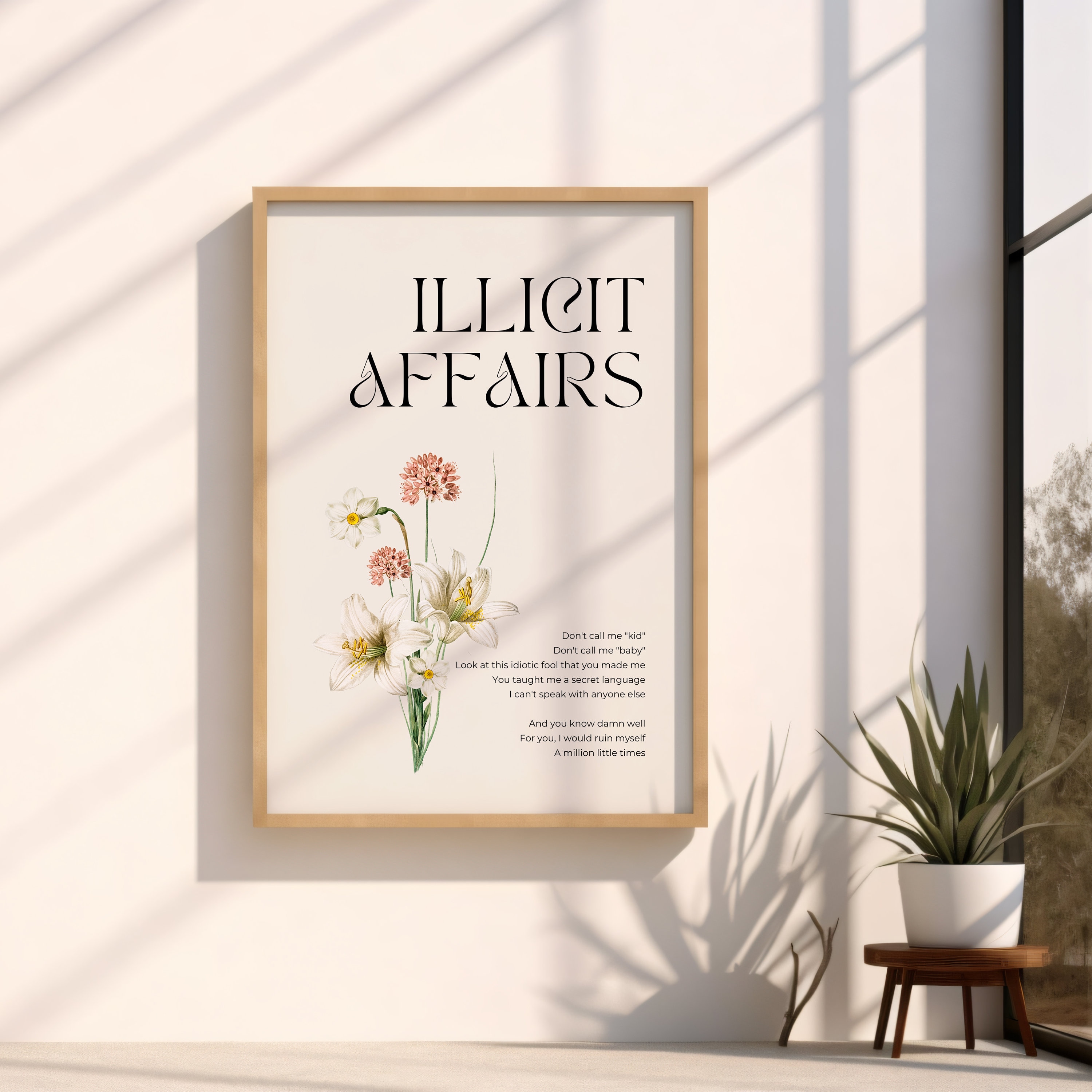 Floral Poster - Etsy