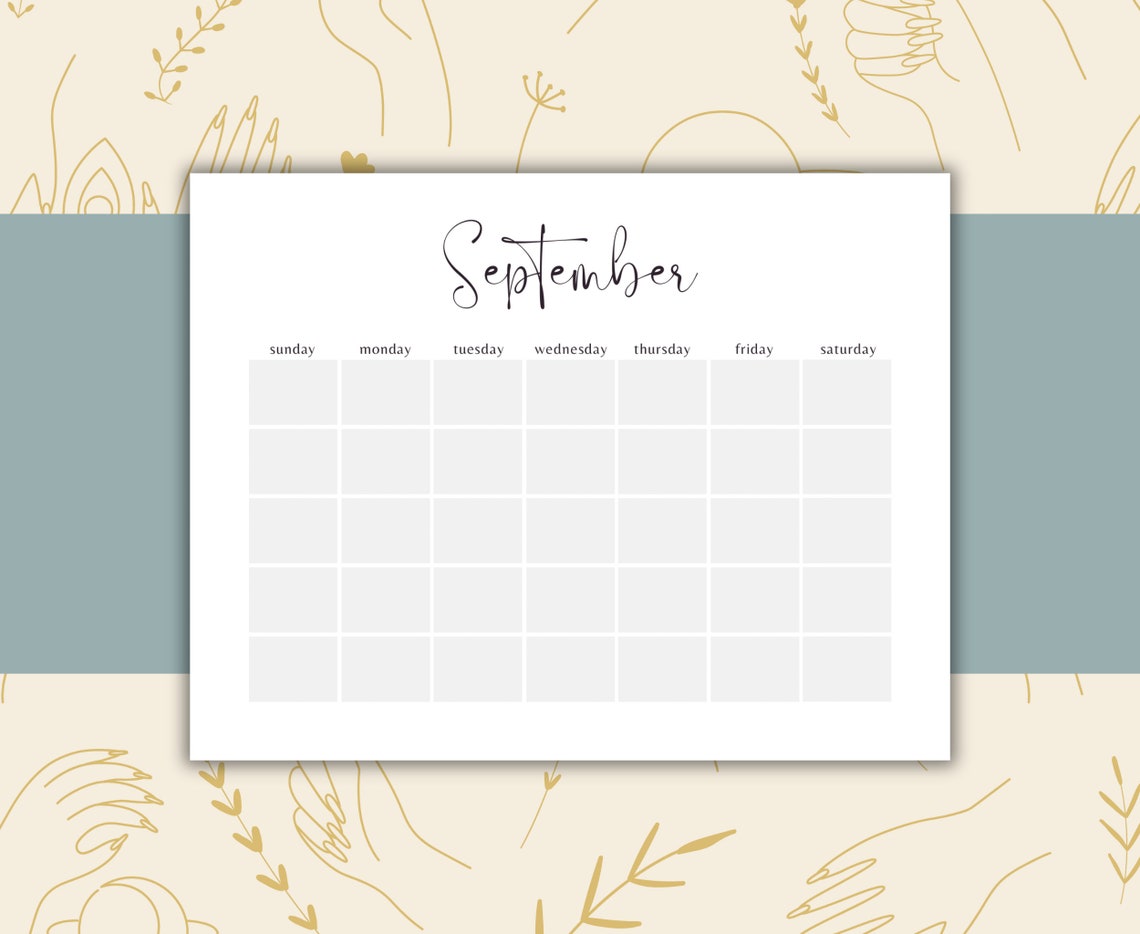 12 Month Calendar 2024 Printable Yearly Calendar, 2024 Blank Calendar