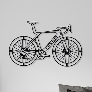 Personalized Metal Bike Sign, Custom Cycling Gift for Men, Custom Name Sign, Bicycle Lovers Gift, Bike Decor, Bicycle Art,Custom Sports Gift