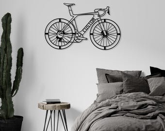 Letrero de bicicleta de metal personalizado, regalo de ciclismo personalizado para hombre, letrero con nombre personalizado, regalo para amantes de la bicicleta, decoración de bicicletas, arte de bicicletas, regalo deportivo personalizado