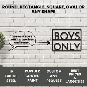 Metalen bord op maat, bord met aangepaste tekst hier, decor van je logo hier, bord gepersonaliseerd logo, metalen bord op maat ontwerp, aangepaste relatiegeschenk afbeelding 3