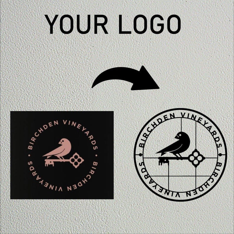 Metalen bord op maat, bord met aangepaste tekst hier, decor van je logo hier, bord gepersonaliseerd logo, metalen bord op maat ontwerp, aangepaste relatiegeschenk afbeelding 8