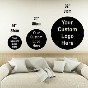 Metalen bord op maat, bord met aangepaste tekst hier, decor van je logo hier, bord gepersonaliseerd logo, metalen bord op maat ontwerp, aangepaste relatiegeschenk afbeelding 7