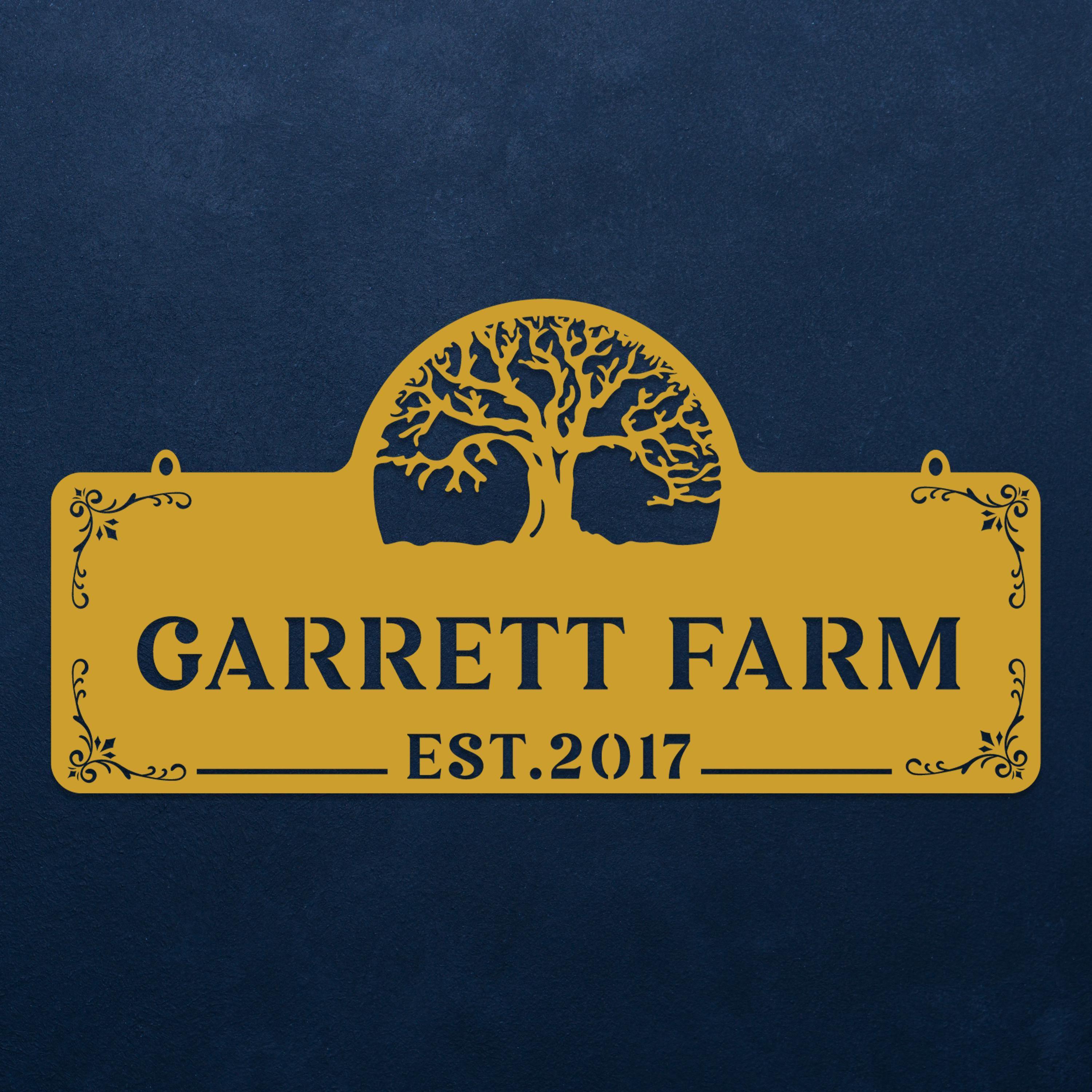 Family Ranch Sign