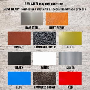 custom business name metal wall art