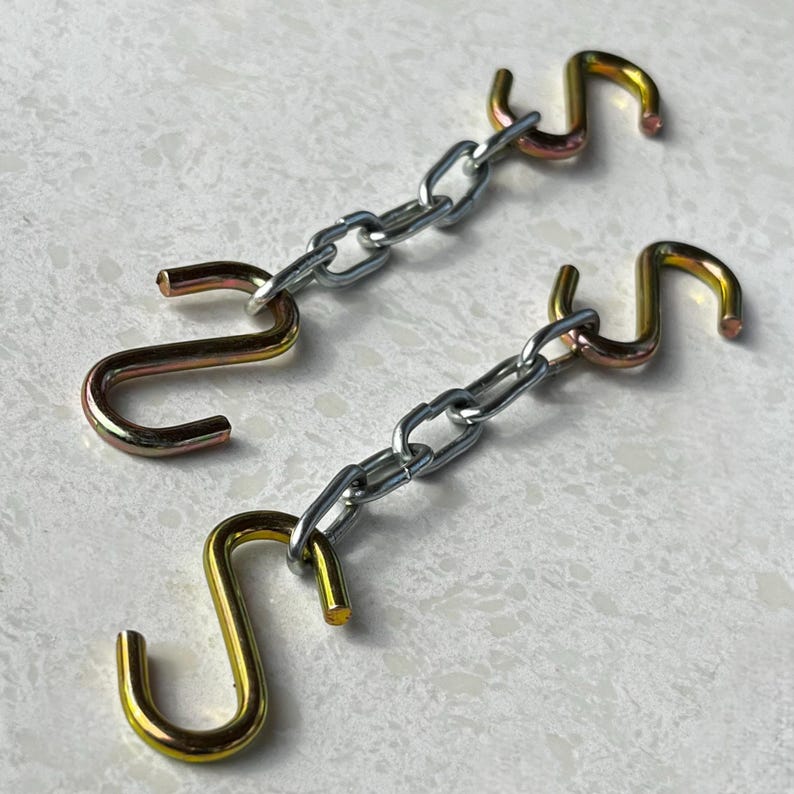 Add Chains and S Hooks, Set of 2 for Hangable Metal Signs - Etsy