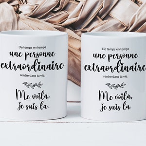 Mug An Extraordinary Person - Friendship Ceramic Mug - Gift Idea for a Colleague or Friend - Birthday Christmas - Valentine&#39;s Day