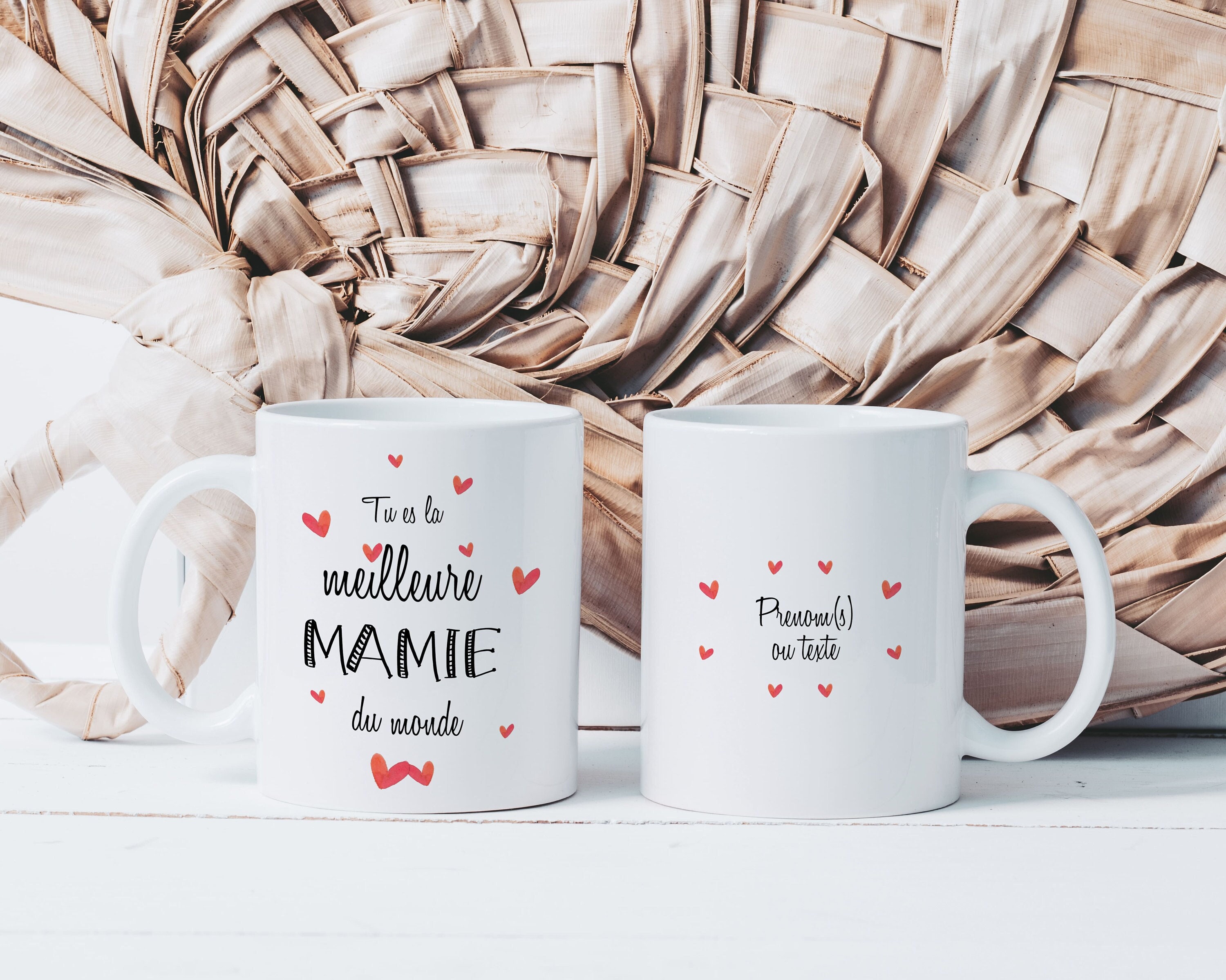 Mug La Meilleure Mamie du Monde - Tasse en Céramique à Offrir - Grand ...