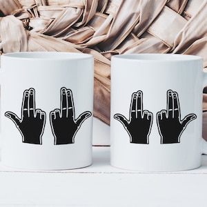 Mains de Jul Mug - Personalized Ceramic Cup - Original Gift Idea - Marseille - Rapper - Singer