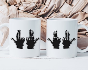 Mains de Jul Mug - Personalized Ceramic Cup - Original Gift Idea - Marseille - Rapper - Singer