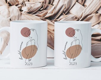 Pregnancy Announcement Mug - Ceramic Cup to Offer - Future Mom - Pregnant Woman Gift Idea