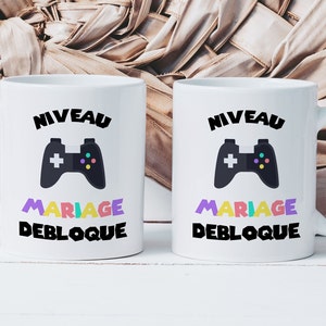 Unlocked Wedding Level Mug - Ceramic Cup - Groom Gift Idea - Gamer - Geek - Video Games