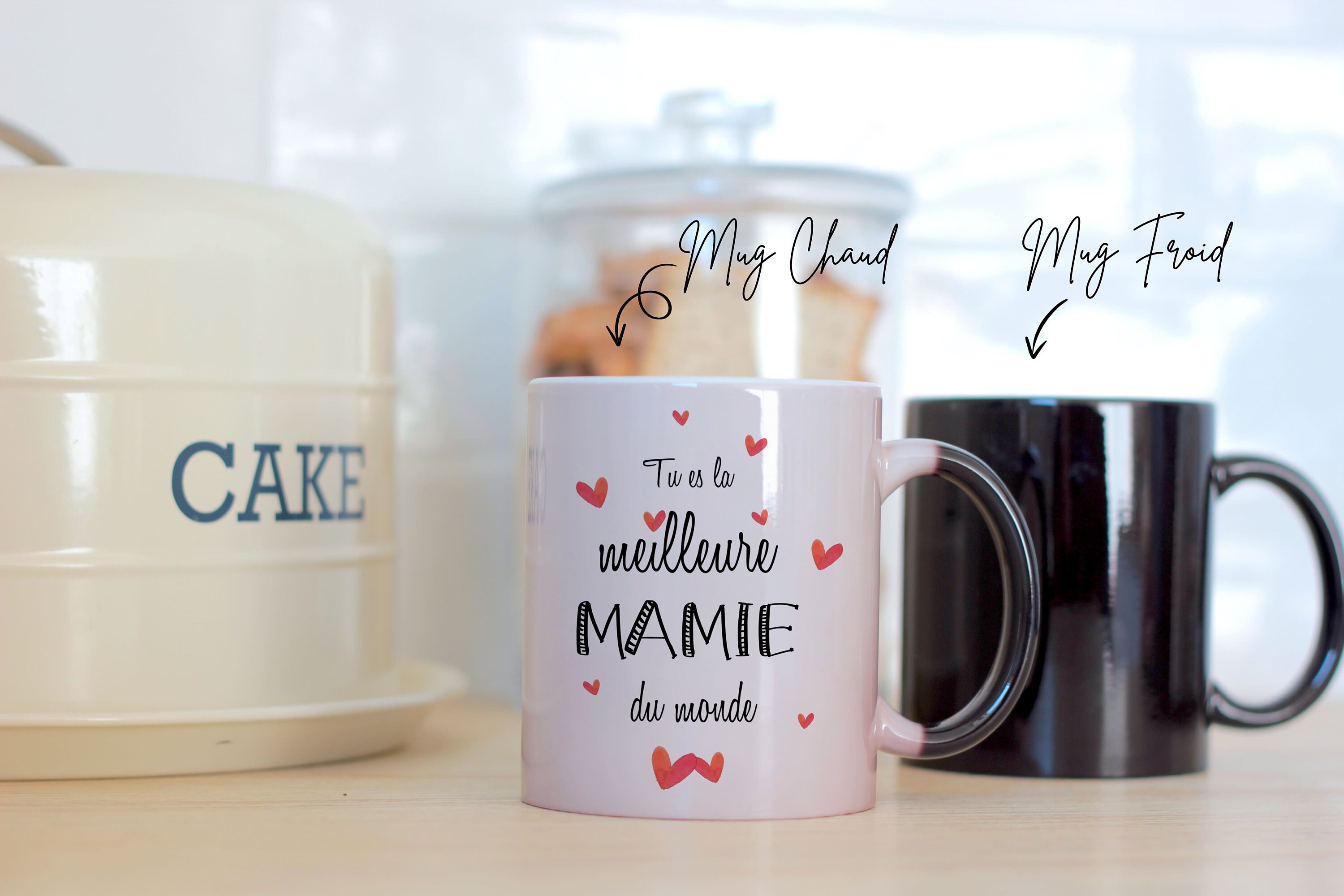 Tasse Vintage Mr Mugs Nana Grand-mère - Fleurie - Made In England - Années 80