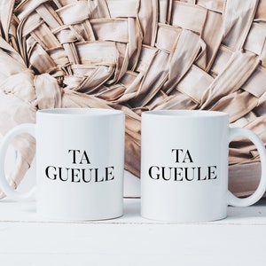 Mug Shut Up - Ceramic Mug - Original Gift Idea for Men and Women - Grumpy Colleague - Fun Humor Not Happy