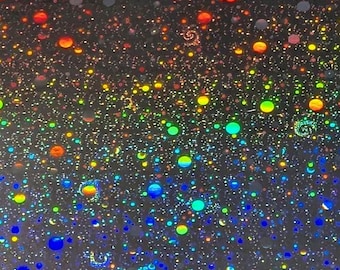 Galaxy Holographic Foil Paper: Cosmos Pattern Cardstock (10x13")