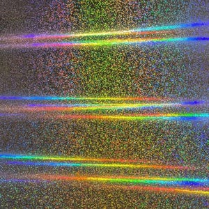 Radiant Beam Glitter Holographic Paper: 10x13" Craft Cardstock image 2