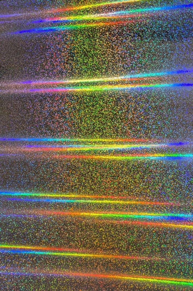Radiant Beam Glitter Holographic Paper: 10x13" Craft Cardstock image 2
